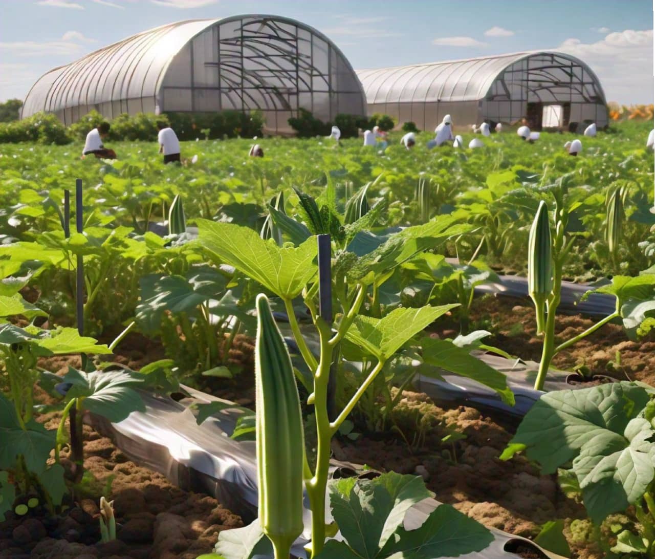 okra farming business idea