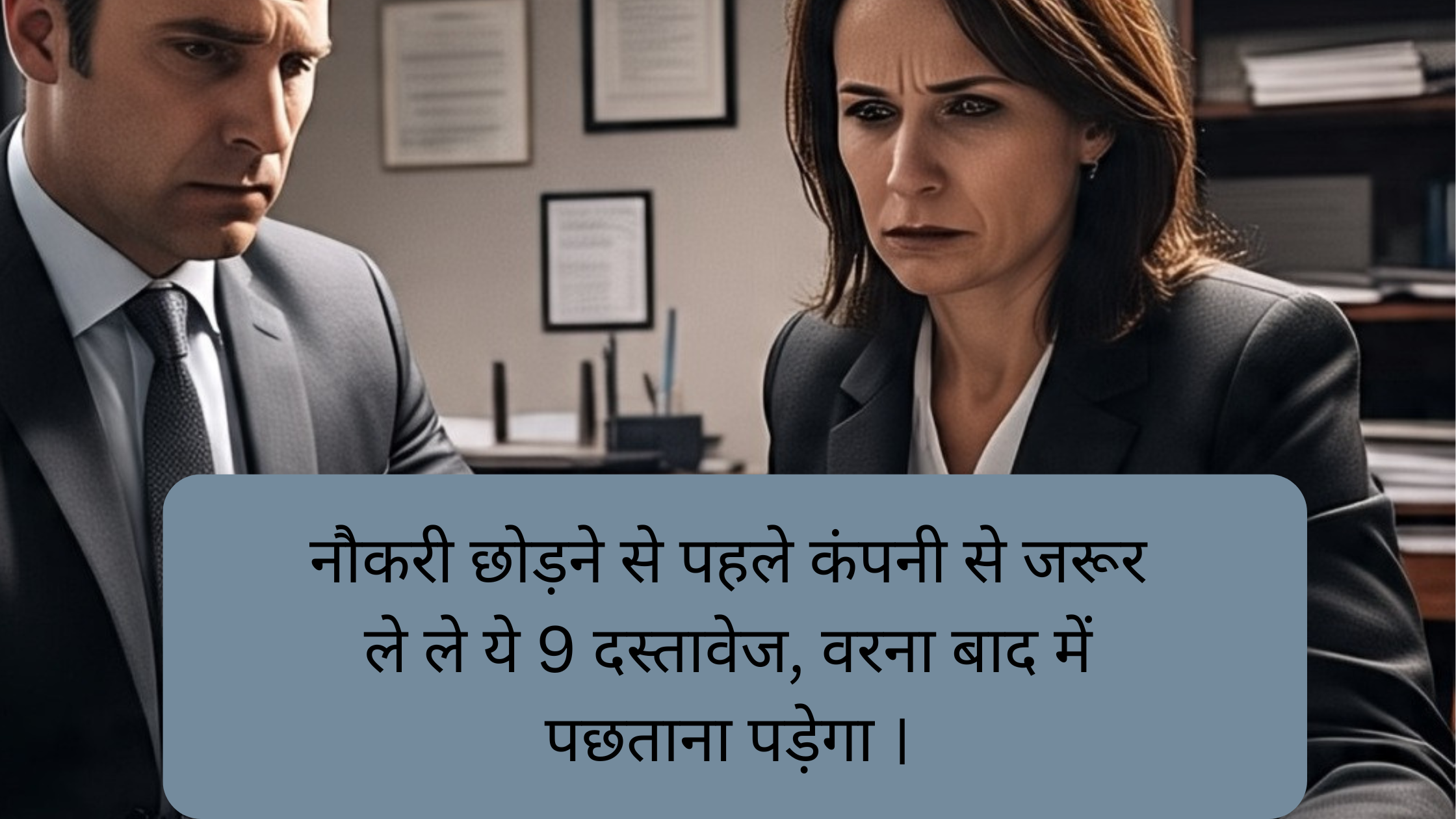 job resignation documents india hindi